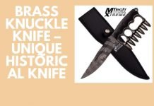 Brass Knuckle Knife – Unique Historical Knife brass knuckle knife