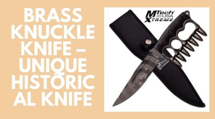Brass Knuckle Knife – Unique Historical Knife brass knuckle knife