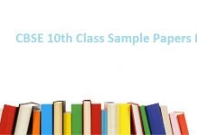 Earn High Marks through CBSE 10th Class Sample Papers PDF CBSE 10th Class Sample Papers PDF