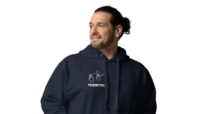 Thankful and Proud: Celebrate Deaf Culture with Meaningful Fashion online Thankful ASL Apparel