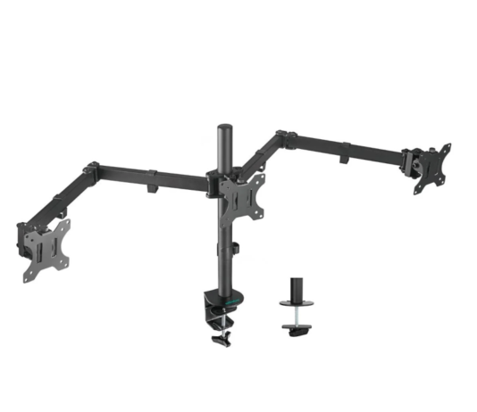 Triple Monitor Workstation Bundle: Build a More Productive Multi-Screen Setup triple monitor workstation bundle